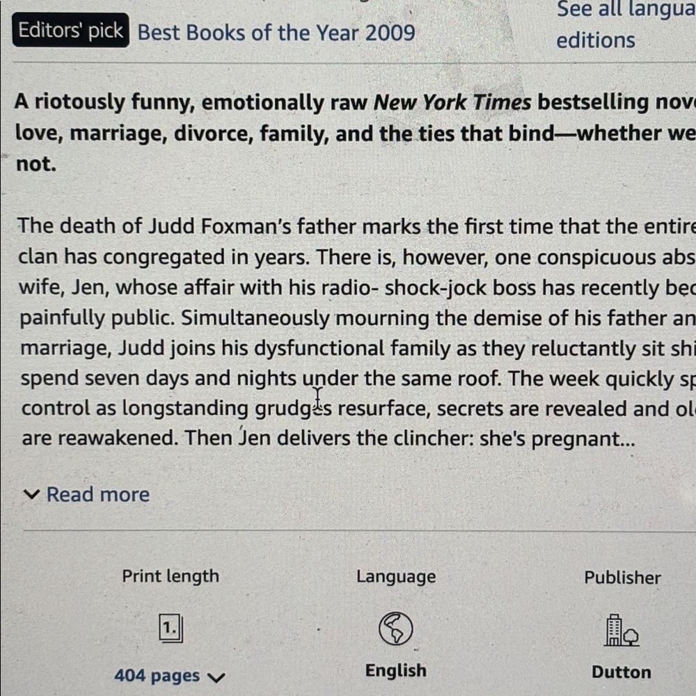 Paperback THIS IS WHERE I LEAVE YOU: funny family saga read and weep! - Picture 8 of 8